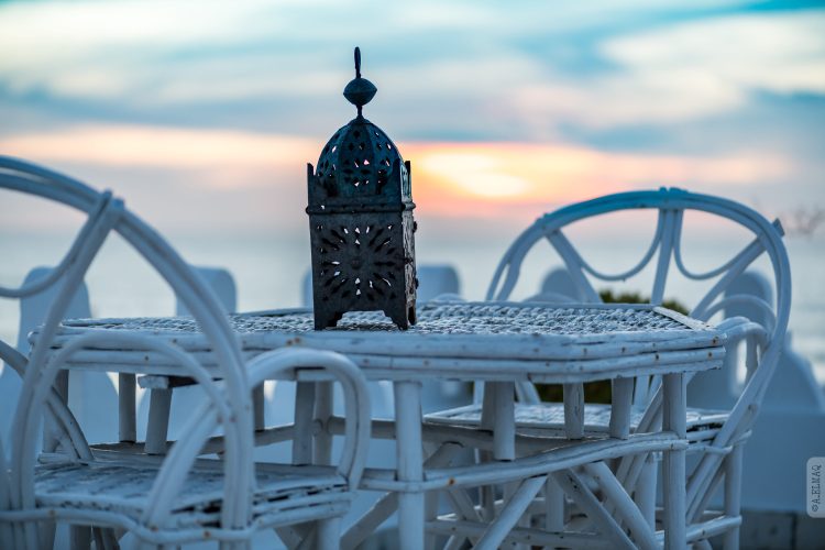 Terrasse Assilah Riad Dar el maq, vue sur l'atlantique